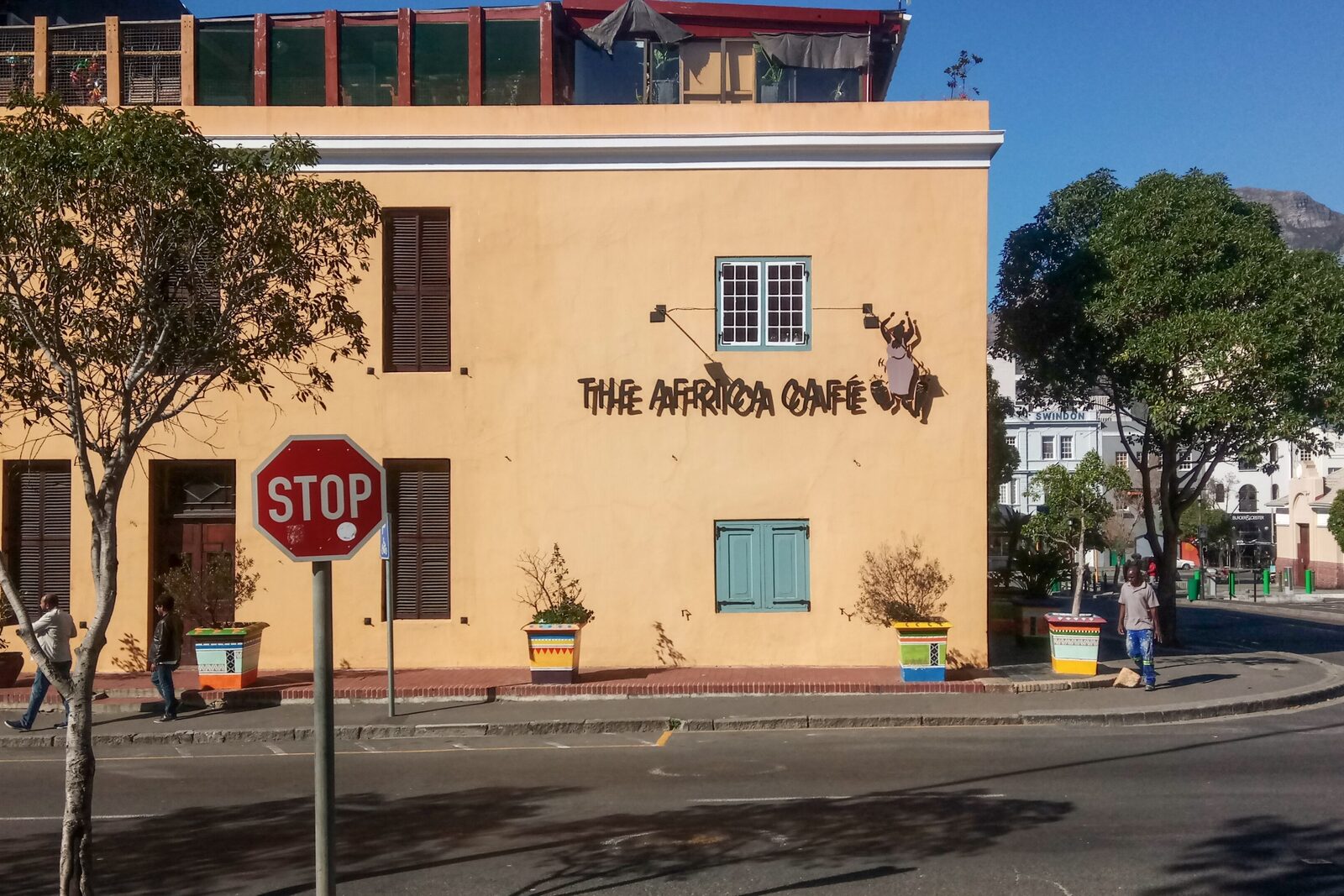 Colourful African cuisine spread at a Cape Town restaurant